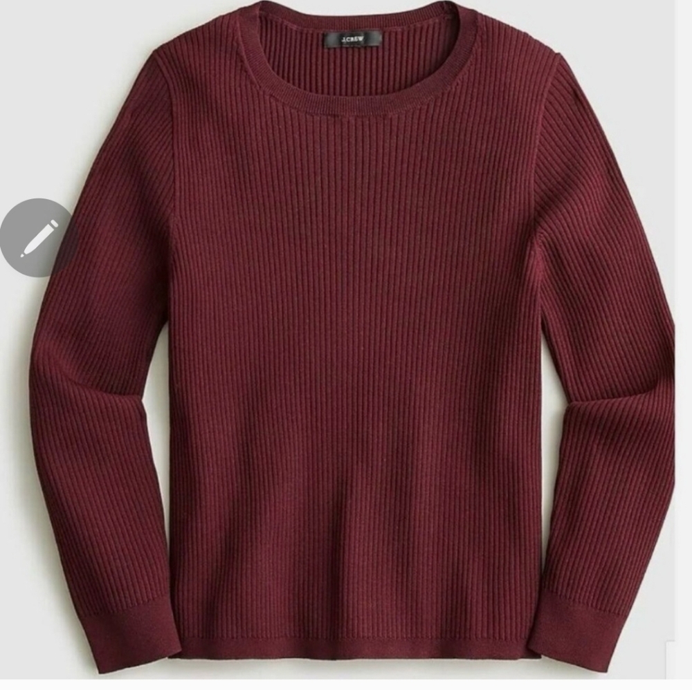 J.crew Women's Burgundy Sweater